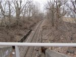 Tunnel under Wabash Ave. & Mill St. Intersection looking Southeast